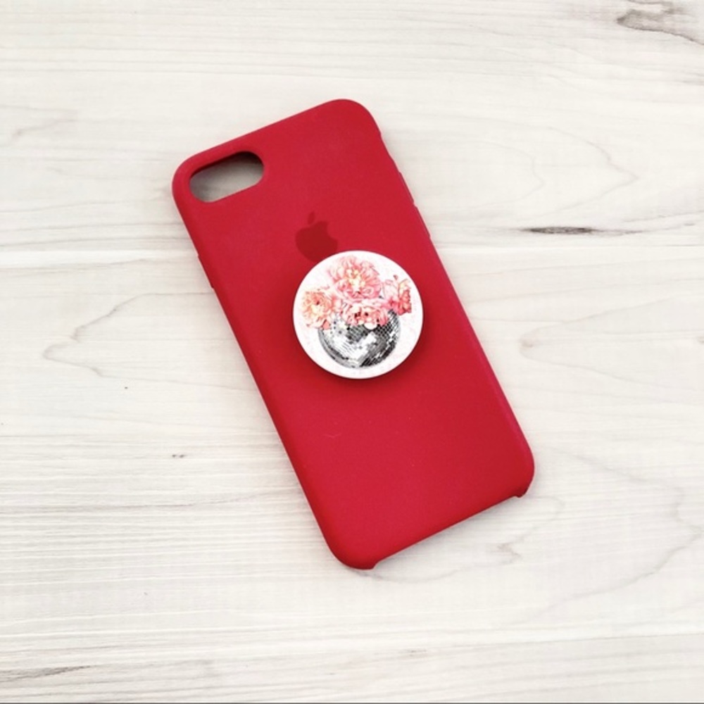 NWOT Apple iPhone 7/iPhone X Case + Pop Socket